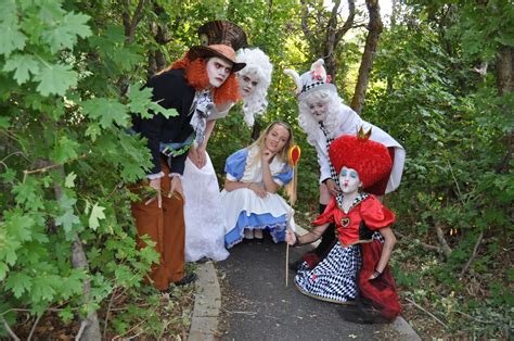 Alice In Wonderland The Mad Hatter The Queen Of Hearts The White Rabbit The White Queen