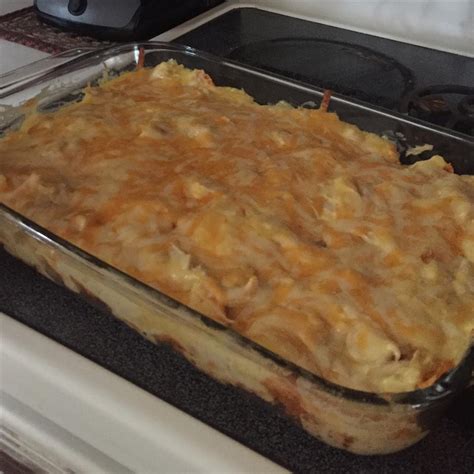 All our favorite flavors together in one dish. Doritos® Chicken Cheese Casserole Recipe | Allrecipes