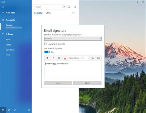 Windows 10 Mail App Finally Gets Rich Text Signature Support