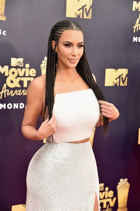 Kim Kardashian West Is Being Dragged For Wearing Fulani Braids To The