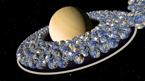 How Many Earths Can Be Put On The Saturns Ring Planet Size