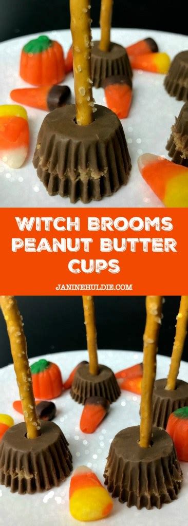 Witch Brooms Peanut Butter Cups Candy Recipe Coam