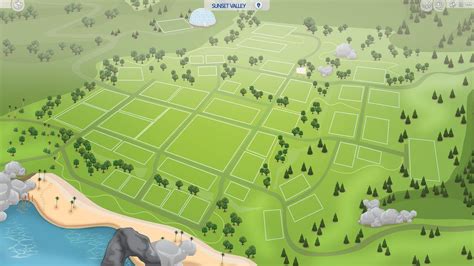 Lots Of New Fanmade The Sims World Maps For The Sims 4 Sims 4 Sims 4