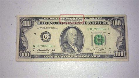 Check spelling or type a new query. 1974 $100 One Hundred Dollar Bill Star Note