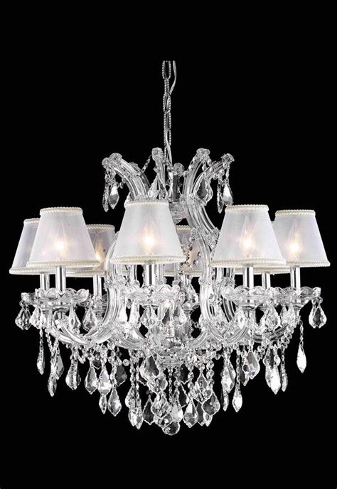 Elegant Lighting 2800d26cec Crystal Maria Theresa Chandelier Clear