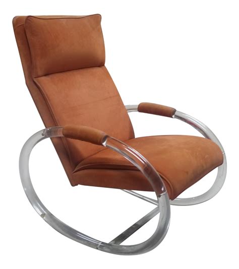 1970's Lucite Rocker | Chairish | Vintage furniture, Rocking chair