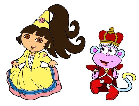 Dora The Explorer Fan Art Princess Dora And Prince Boots Dora The