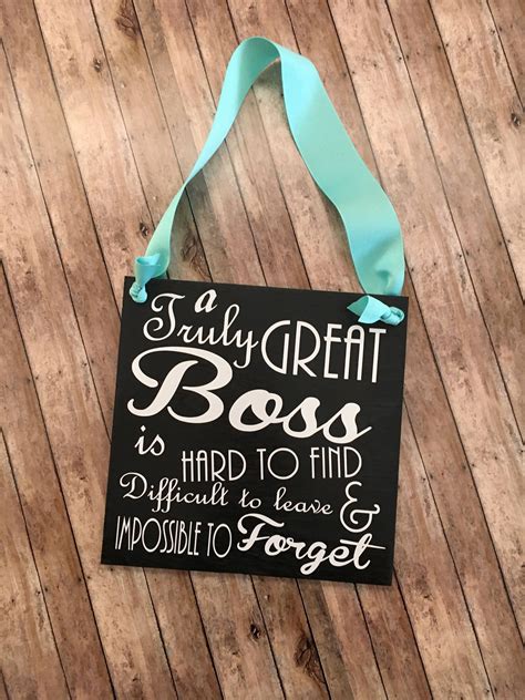 Don't give your boss a chili's gift card, for example, unless you know that chili's is their favorite restaurant of all time. A Truly Great Boss is Hard To Find Difficult to Leave ...