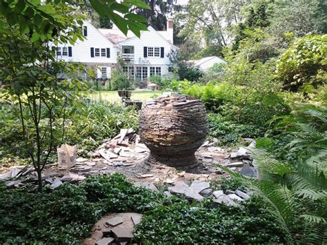Wondrous Stone Spheres Stacked By Pennsylvania Based Stone