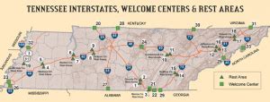 Tennessee Rest Areas | Roadside TN Rest Stops | Maps | Facilities
