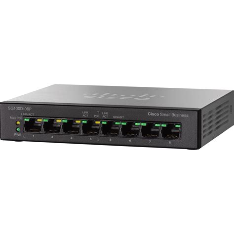 Cisco Sg100d 08p 8 Port Gigabit Ethernet Switch Sg100d 08p Na