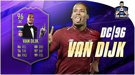 Fifa 19 Virgil Van Dijk Poty 96 Player Review Ita Youtube