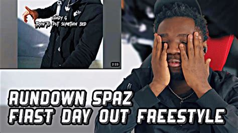 African React To Rundown Spaz First Day Out Freestyle Power Youtube