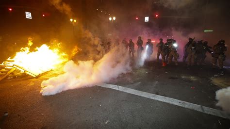 Police And Protesters Clash In Violent Weekend Across The Us