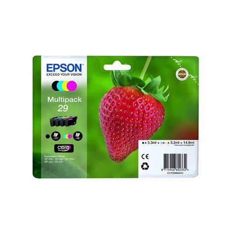 You may withdraw your consent or view our privacy policy at any time. Epson originál ink C13T29864010, T29, CMYK, 5,3/3x3,2ml ...