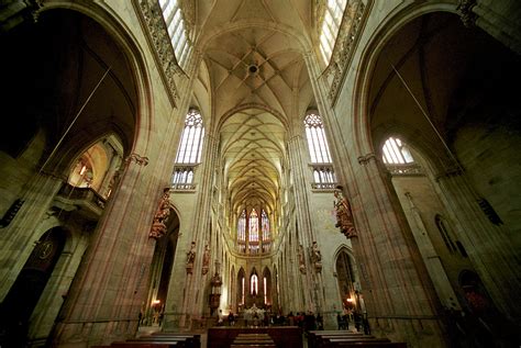 Prague Castle St Vituss Cathedral Interior Wish I Went To