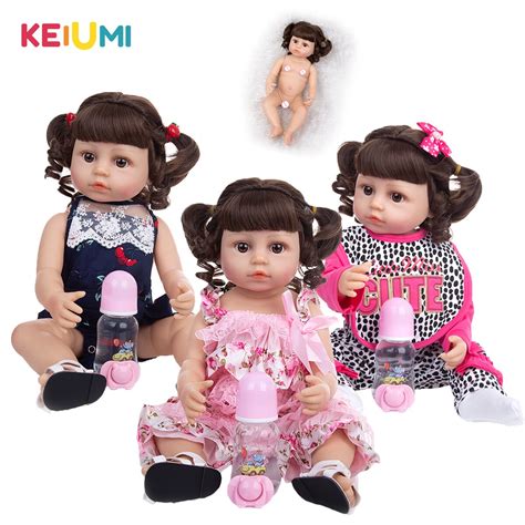 High Quality 22 Inch Full Body Silicone Reborn Baby Doll Toys Keiumi