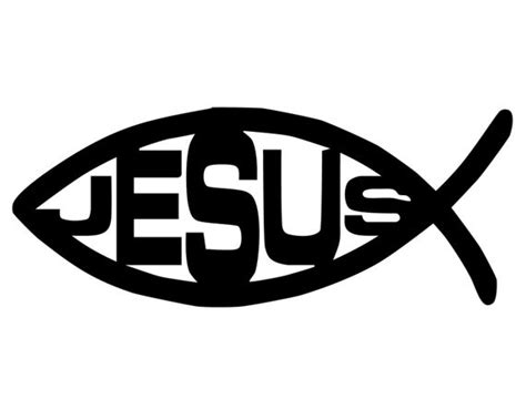 Check spelling or type a new query. Jesus Fish Decal Jesus Fish Sticker Christian Fish Symbol