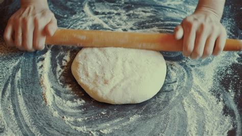 Rolling Dough With Rolling Pin For Baking By Shantimedi Videohive