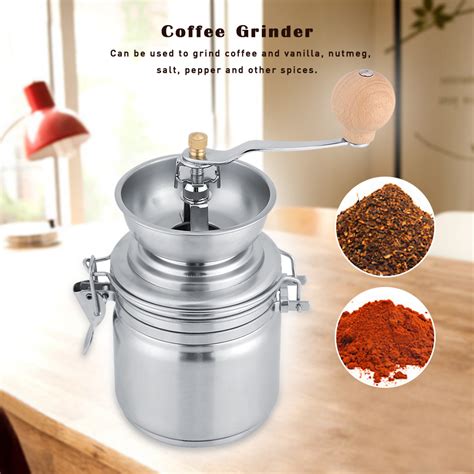 Portable Stainless Steel Manual Coffee Grinder Spice Nut Grinding Mill