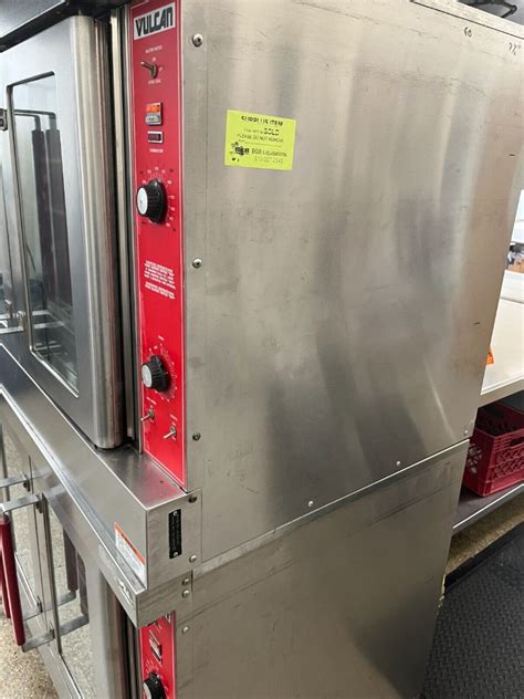 Used Vulcan Vc Gd Gas Double Stack Full Size Convection Oven From School