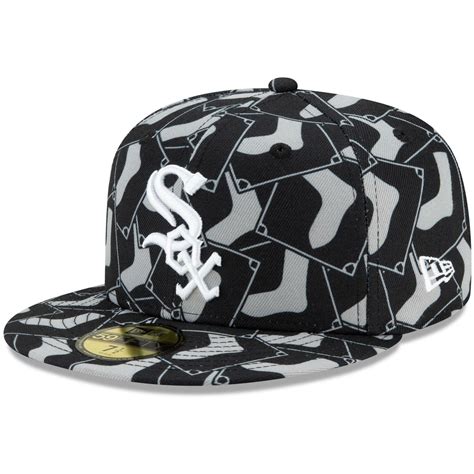 New Era Chicago White Sox Team Print 59fifty Fitted Hat