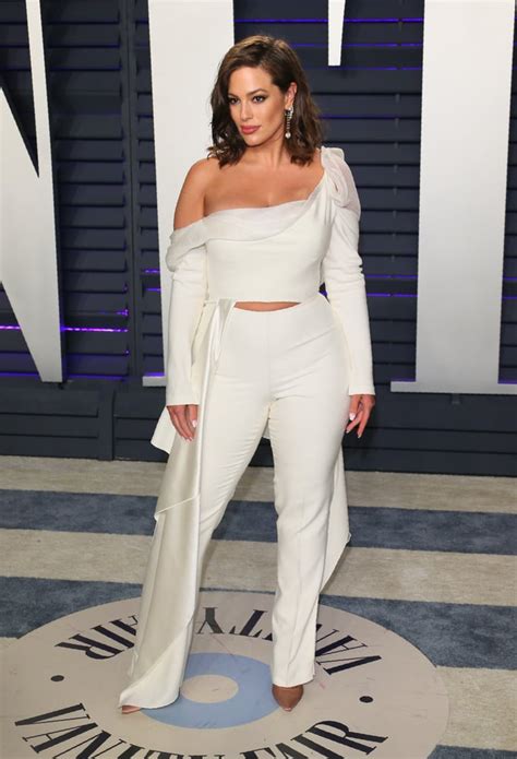 Ashley Graham Vanity Fair Oscar Party Outfit 2019 Popsugar Fashion