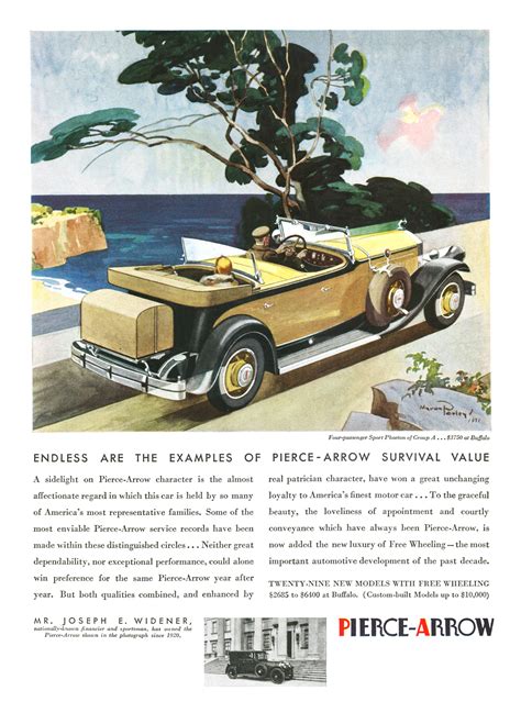 Pierce Arrow Advertising Campaign 1931 Blog