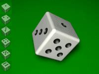 dice game powerpoint backgrounds template