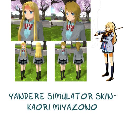 Yandere Simulator Kaori Miyazono Skin By Imaginaryalchemist On Deviantart