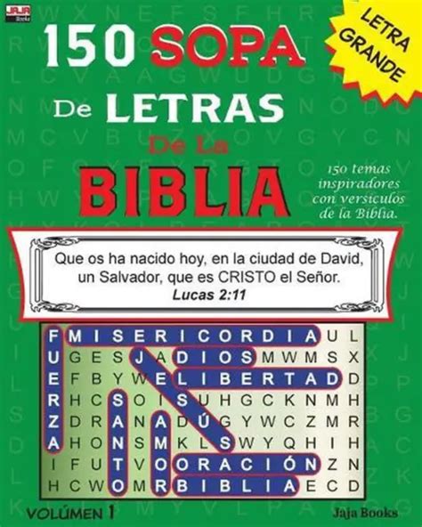 SOPA DE LETRAS De La BIBLIA Volmen By Jaja Books Spanish