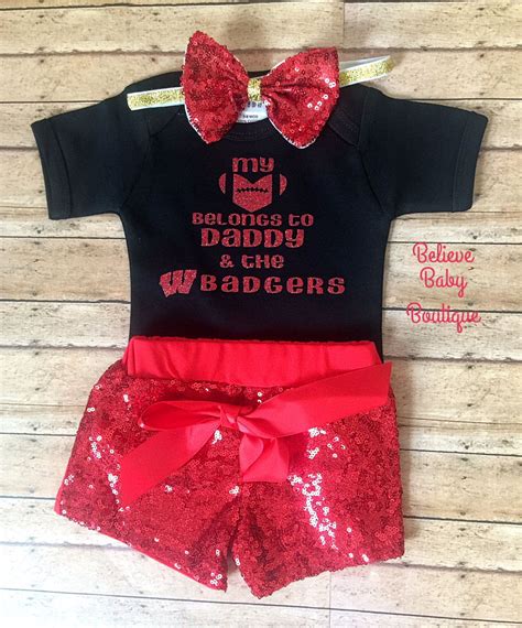 Shop for products with officially licensed images & designs. Wisconsin badgers baby, badgers baby girl, badgers baby ...
