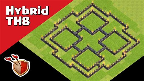 Clash Of Clans Level 8 Town Hall Defense Layout