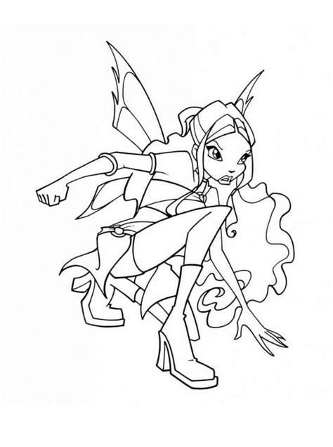 Winx Club Layla Coloring Page Download Print Or Color Online For Free