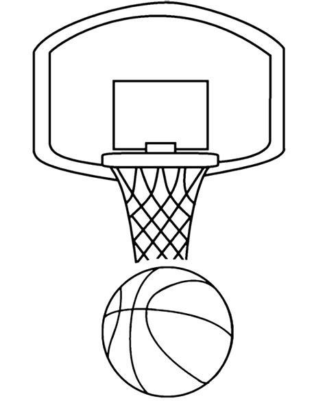 New Category Basketball Coloring Pages