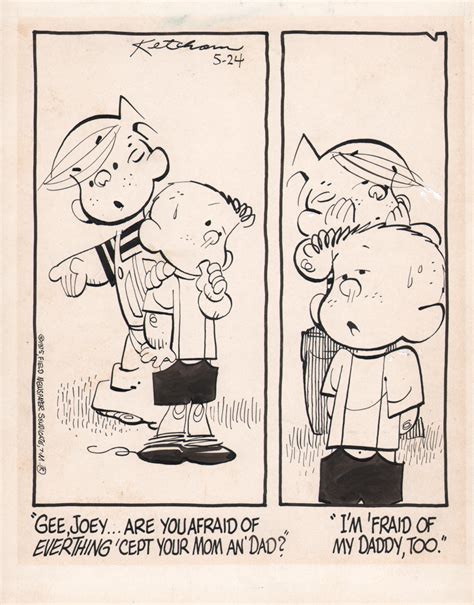 Comic Mint Animation Art Dennis The Menace 1975 Hank Ketchum