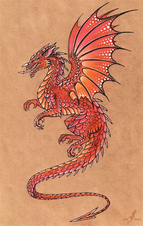 Welsh Dragon By Alviaalcedo On Deviantart