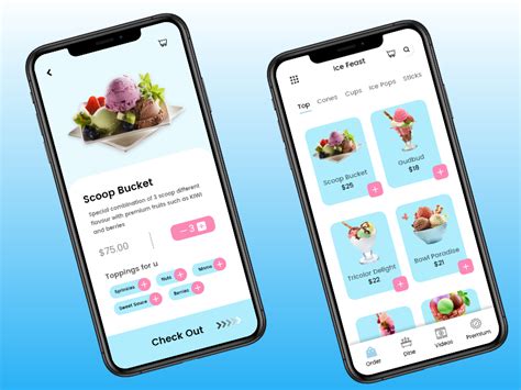 Ice Cream Ordering Shop UpLabs