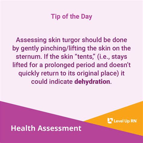 Assessing Skin Turgor Leveluprn