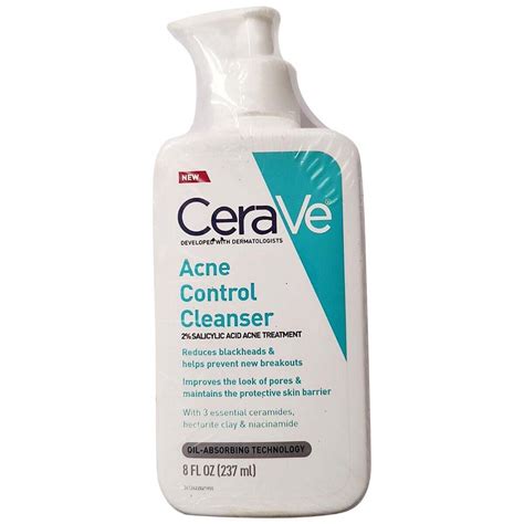 CeraVe Skin 2 Salicylic Acid Acne Control Cleanser 237ml Shopee Malaysia