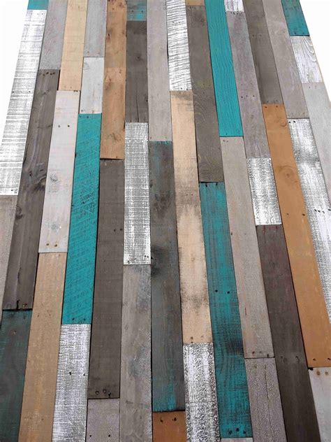 Pallet Wood Wall - Turquoise Rustic Blend - 10sqft of 1x4 boards - SLC ...