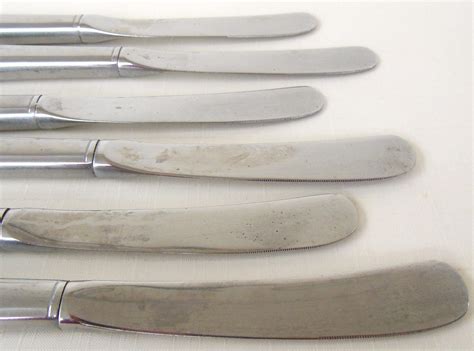 Oneida Paul Revere Pistol Grip Knifes Stainless Flatware