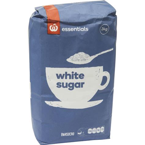 Essentials White Sugar 3kg Woolworths