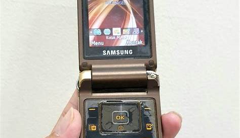 SAMSUNG FLIP GT-S3600I GOLD SERIES ORIGINAL, Telepon Seluler & Tablet
