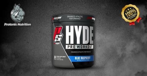 Hyde Pre Workout 30 Servings By Prosupps Protonic Nutrition