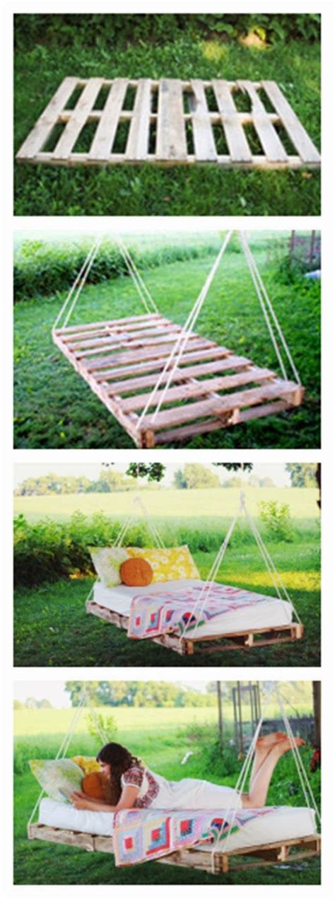 Diy Pallet Swing Bed Pallet Diy Pallet Swing Beds Diy Projects