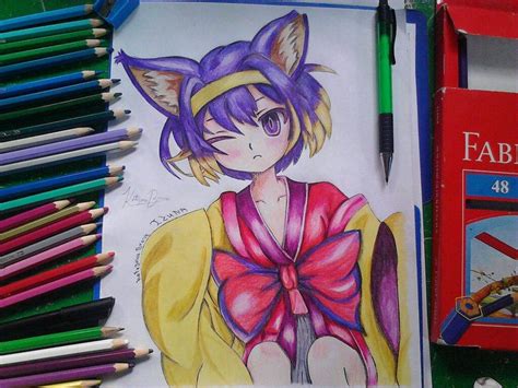 Anime Drawing Using Color Pencil Bestpencildrawing