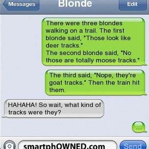A guy is telling a brunette some blonde jokes. blonde jokes... | Funny | Pinterest