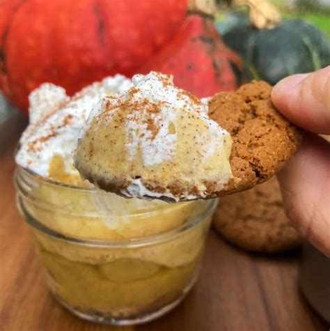 Pumpkin Spice Pudding With Gingersnaps Individual Desserts Recipe