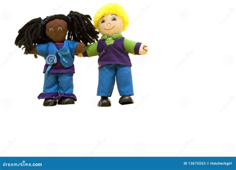 Dolls Two Doll Friends Stock Image Image Of Holding 13675553
